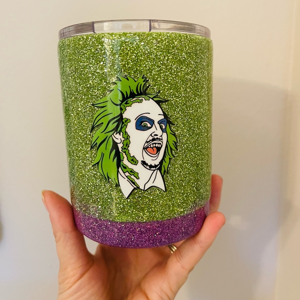10oz Beetlejuice epoxy tumbler